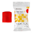 McKesson Red Cast Tape, 2 Inch x 4 Yard (Box of 10 Rolls)