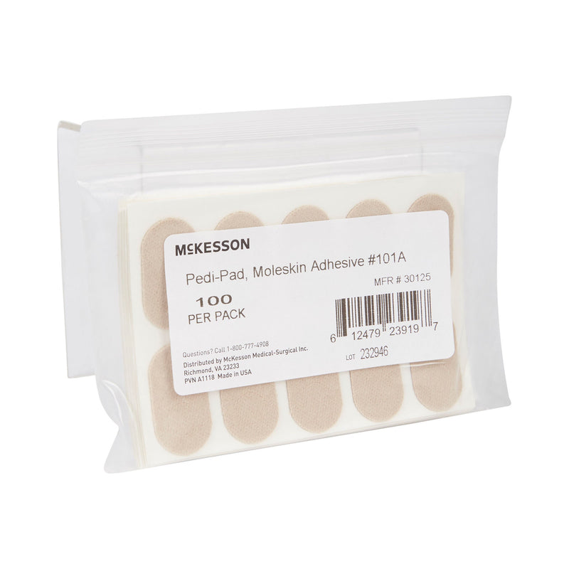 McKesson Pedi-Pad Beige Protective Pad, Size 101-A (100/PK)