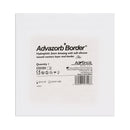 Advazorb Border Silicone Face and Border, 6 x 6 Inch (Box of 10) 