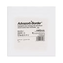 Advazorb Border Silicone Face and Border, 6 x 6 Inch (Box of 10)