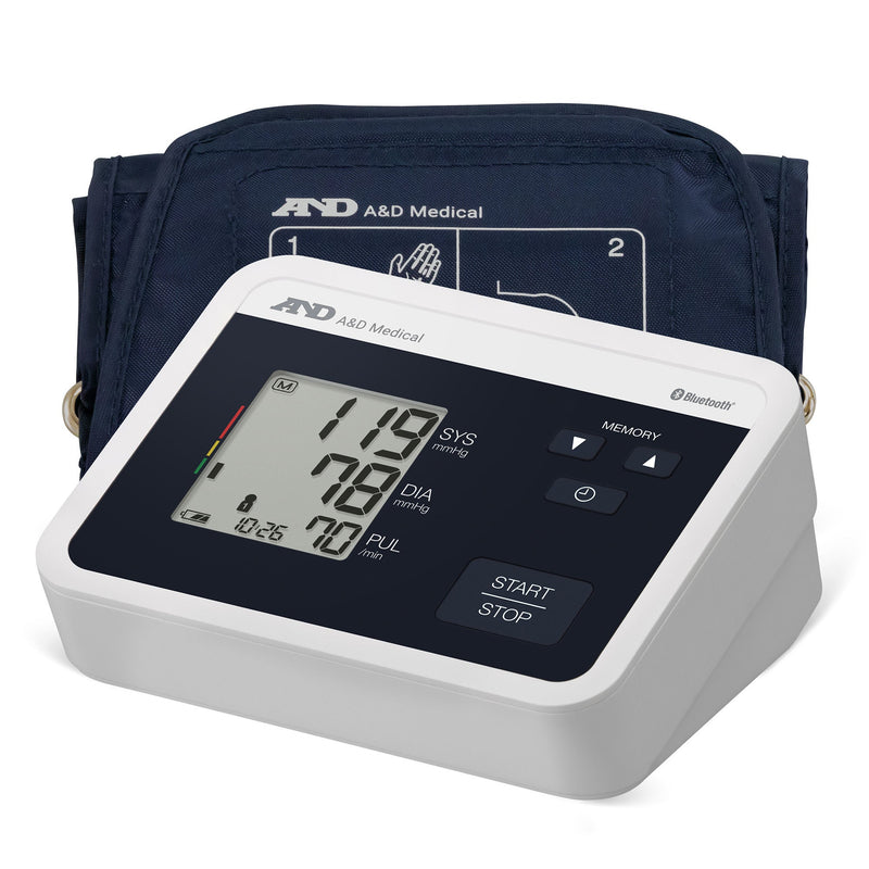 Home Automatic Digital Blood Pressure Monitor AND Wide Cuff Arm Nylon Cuff 22 to 42 cm Desk Model (Each)