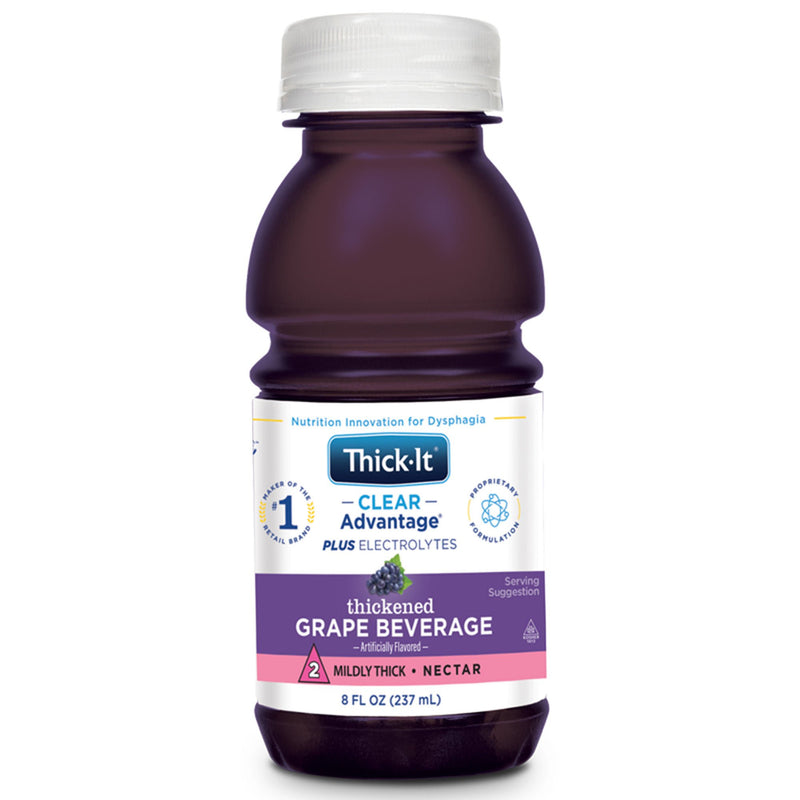 Thick-It Clear Advantage Plus Electrolytes Thickened Beverage, Grape (Case of 24)