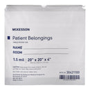 McKesson Brand McKesson Patient Belongings Bag, White (250/CS) 
