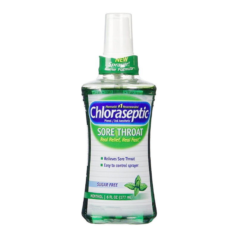 Prestige Medical Chloraseptic Phenol Sore Throat Relief, 6-ounce Spray Bottle 