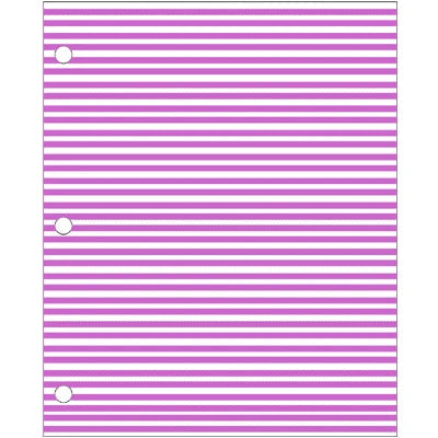 Adhesive Color Identification Sheets - Lavender with White Stripes - 96-1851 