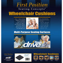 drive Gel-U-Seat Lite Seat Cushion, 16 x 16 in. (Case of 4)