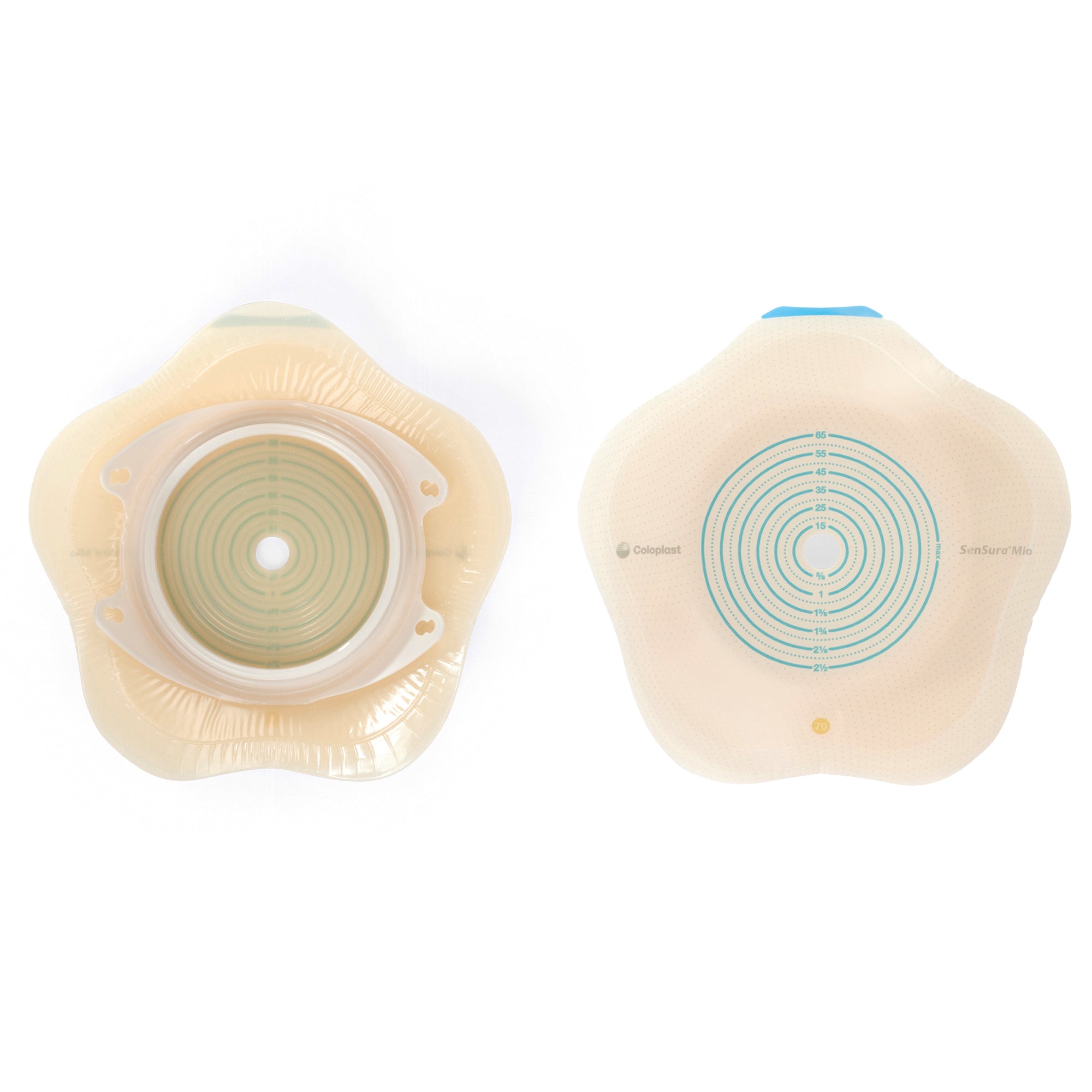 Coloplast SenSura Mio Click Convex Flip Ostomy Barrier, Trim to fit 10 – 65 mm Stomas (5/BX) 