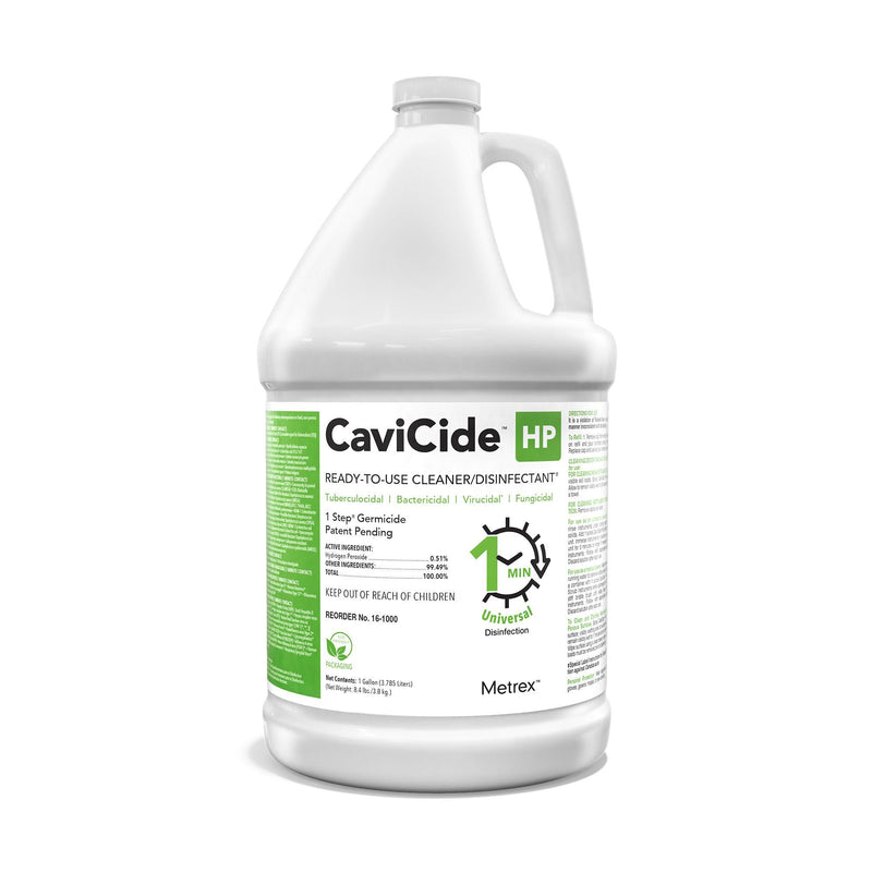 Surface Disinfectant Cleaner CaviCide HP Broad Spectrum Manual Pour Liquid 1 gal. Jug Characteristic Scent NonSterile (Case of 4) 
