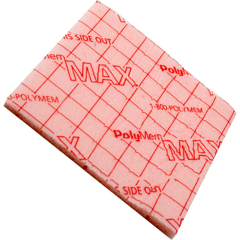 PolyMem Max Nonadhesive Without Border Foam Dressing, 3 x 3 Inch (10/BX)