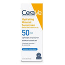 Loreal USA CeraVe Hydrating Mineral Sunscreen Body SPF 50, 2.5-ounce Tube 