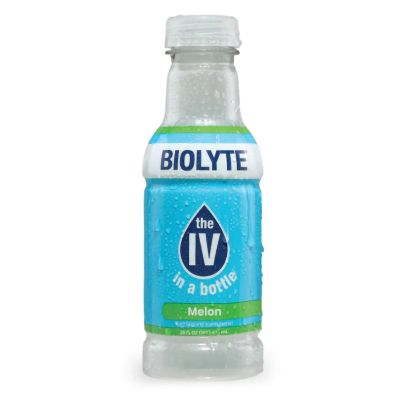 APC Inc Biolyte the IV in a Bottle Electrolyte Hydration Drink, Melon Flavor, 16 ounces (12/CS) 