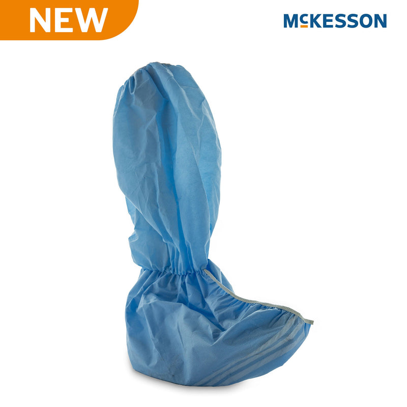 Boot Cover McKesson X-Large Knee High Nonskid Sole Blue NonSterile (Case of 150)