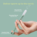 At-Home Insemination Kit Frida Fertility Comfort Grip, Extended Barrel, Rounded Tip (12/CS)
