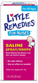 Med-Tech Products Saline Nasal Spray Little Remedies for Noses 0.65% Strength 1 oz. 