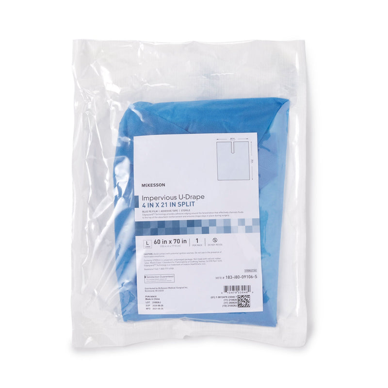 McKesson Sterile Impervious Orthopedic U-Drape, 60 x 70 Inch (Case of 30)