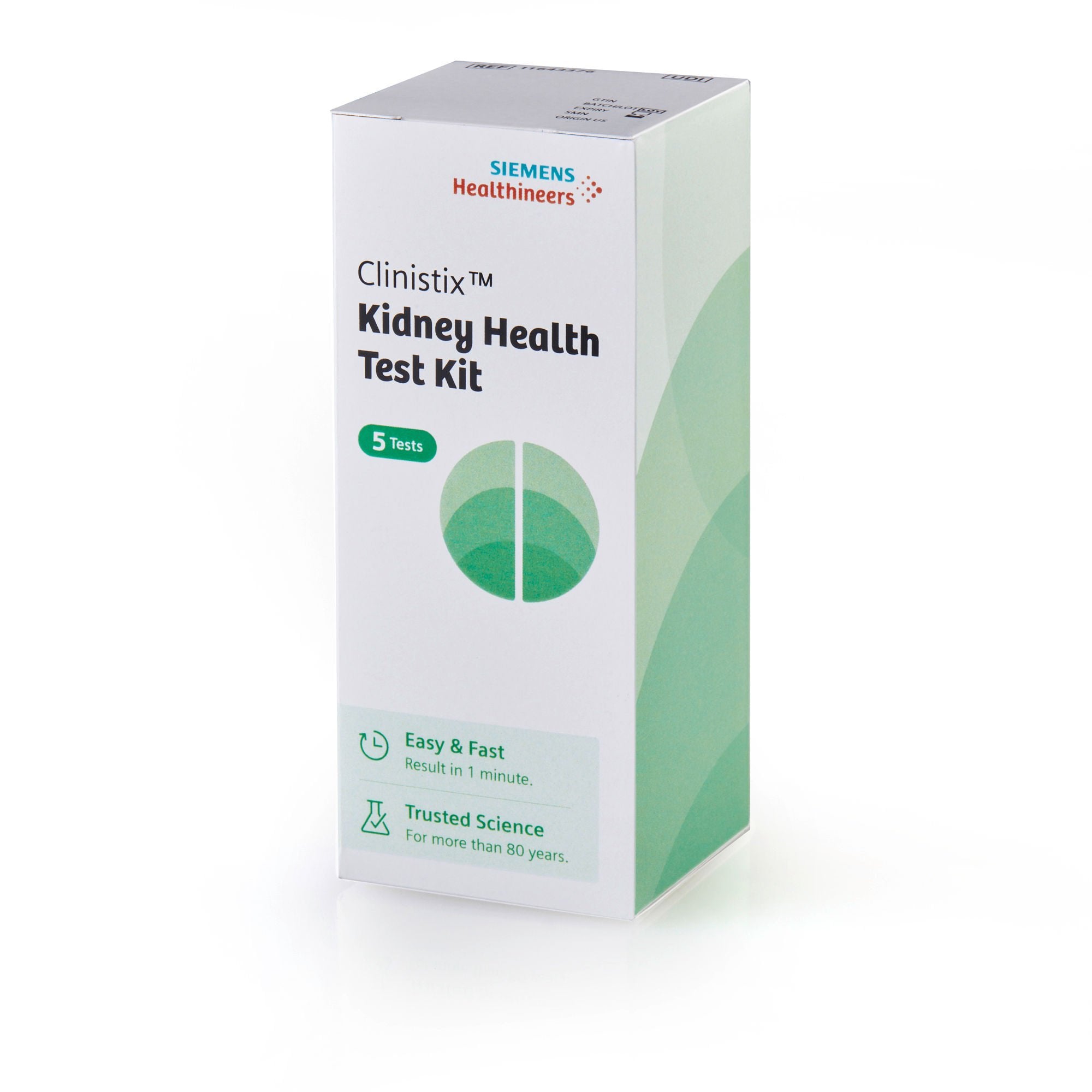 Clinistix Kidney Health Test Kit, Urine Test Strips, Five Tests (Kit of 5 Tests)
