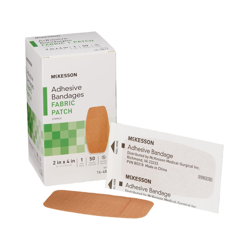 McKesson Tan Adhesive Strip, 2 x 4 Inch (Case of 1200)