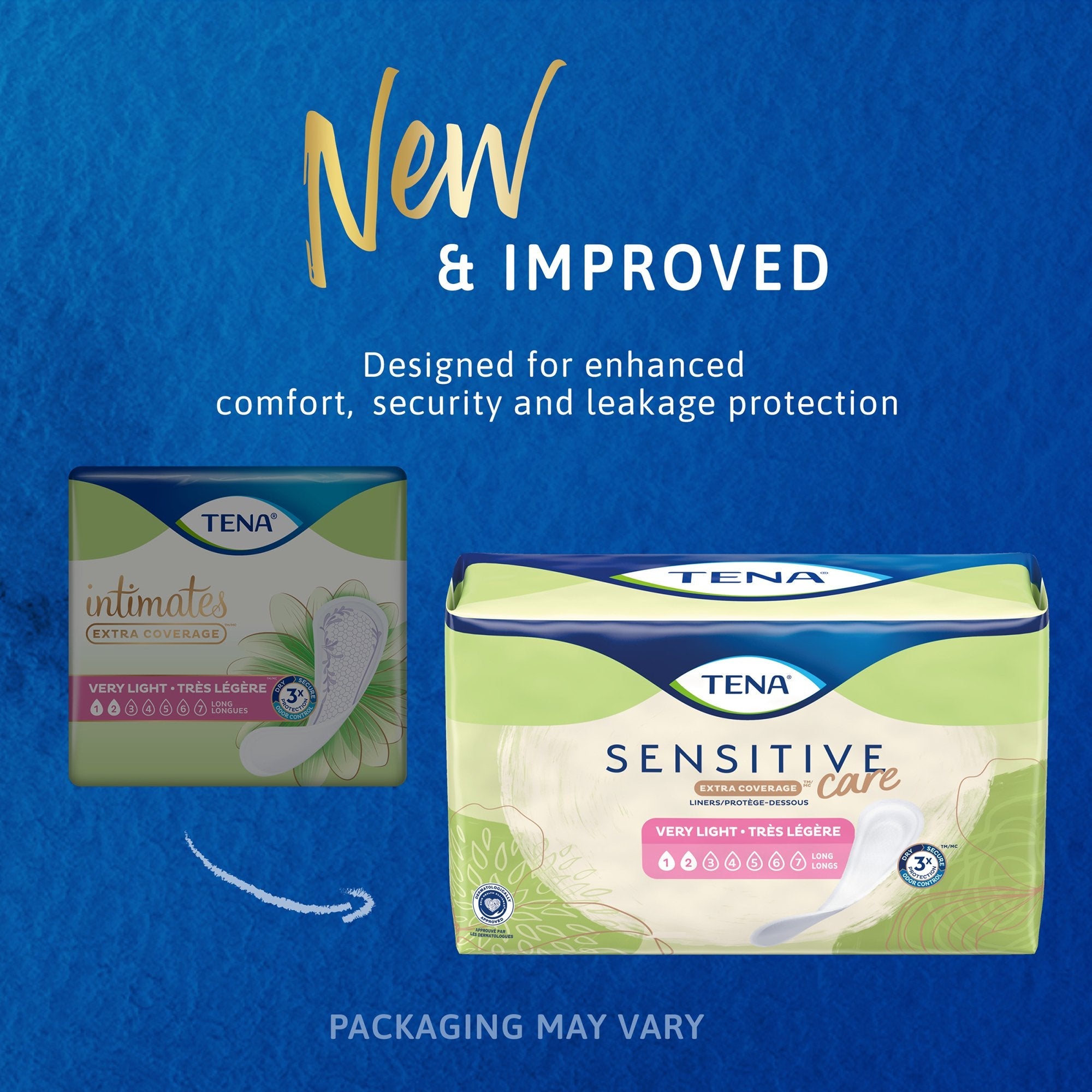 Essity HMS North America Inc Tena Sensitive Care Extra Coverage Very Light Incontinence Liner (200/CS) 