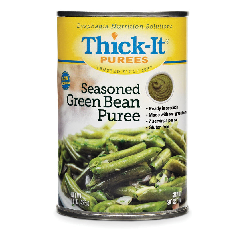 Thick-It Seasoned Green Bean Purée, 15-ounce Can (Case of 12)