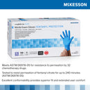 McKesson Confiderm 6.8C Nitrile Exam Glove, X-Large, Blue (Case of 1000)