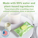 McKesson Flushable* Wet Wipes - Unscented, 96 Wet Wipes per Pack (Case of 576)