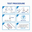Respiratory Test Kit Tyfast Flu A/B & COVID-19 At Home Multiplex Rapid Test 1 Test per Kit (Box of 10)