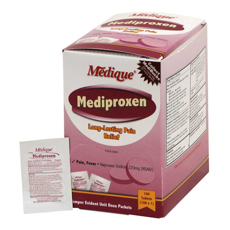 Mediproxen Naproxen Sodium Pain Relief (Box of 100)