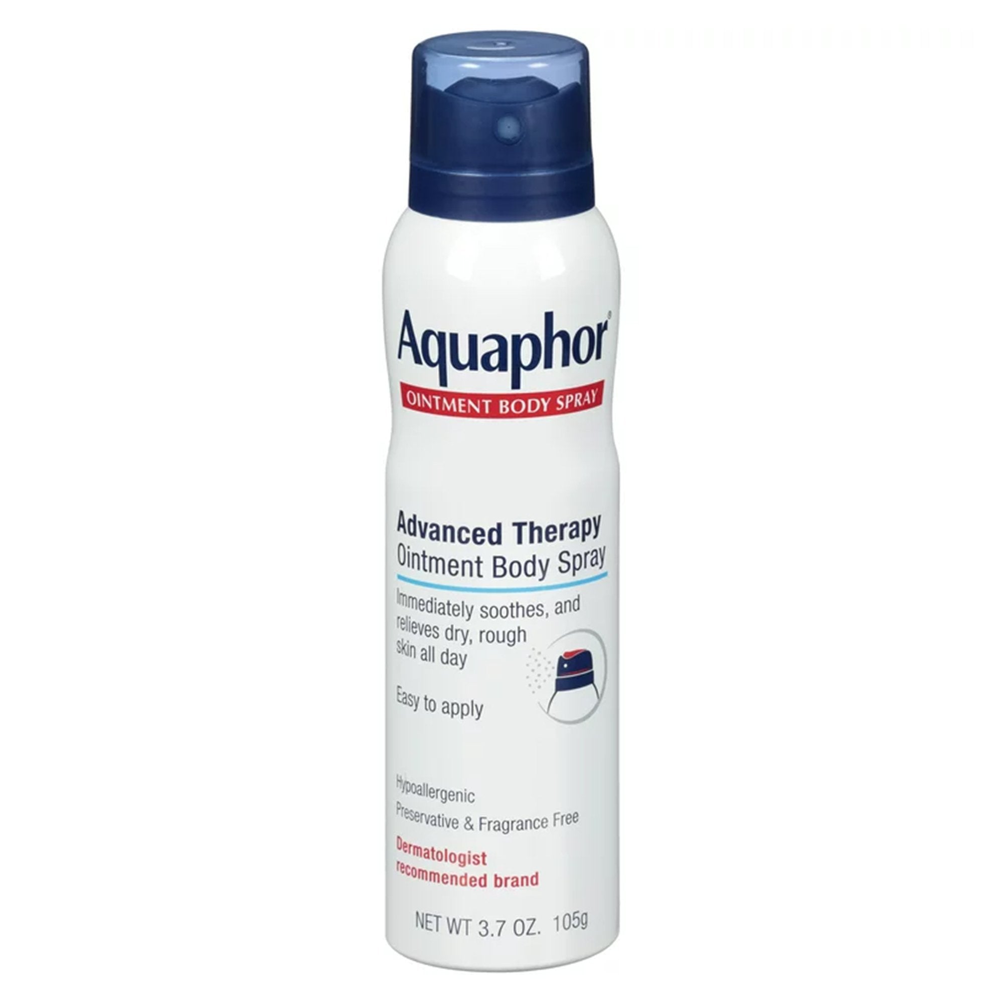 Beiersdorf Aquaphor Advanced Therapy Ointment Body Spray, 3.7-ounce Aerosol Can 