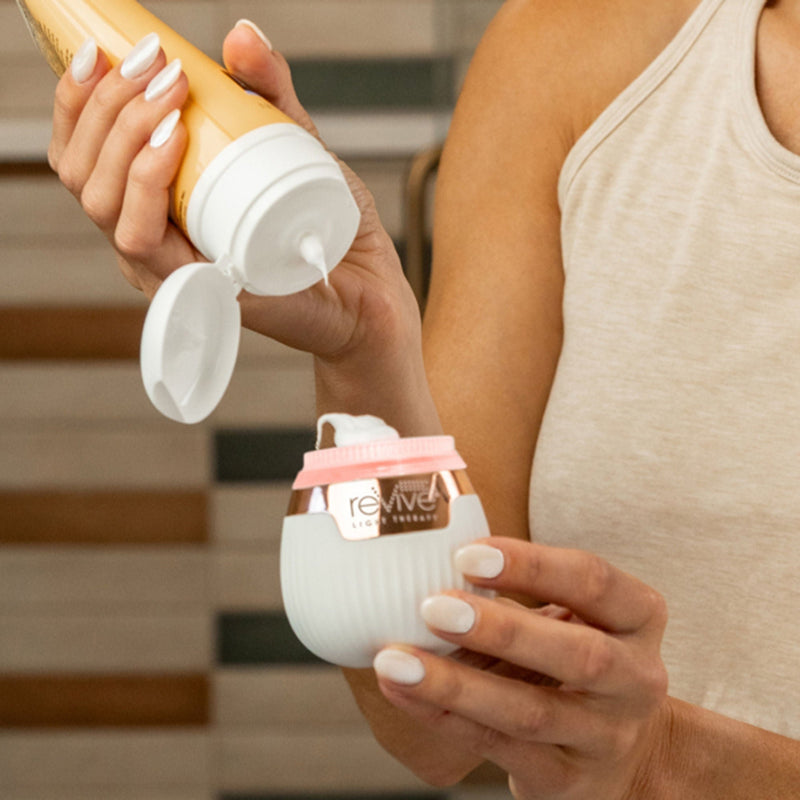 reVive LUX Soniqué Mini Sonic Cleansing Light Therapy Device