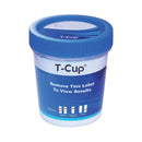 Drugs of Abuse Test Kit T-Cup AMP, BAR, BUP, BZO, COC, mAMP/MET, MDMA, MOP, MTD, OXY, PCP, THC (CR, pH, SG) 25 Tests CLIA Waived (Case of 100)