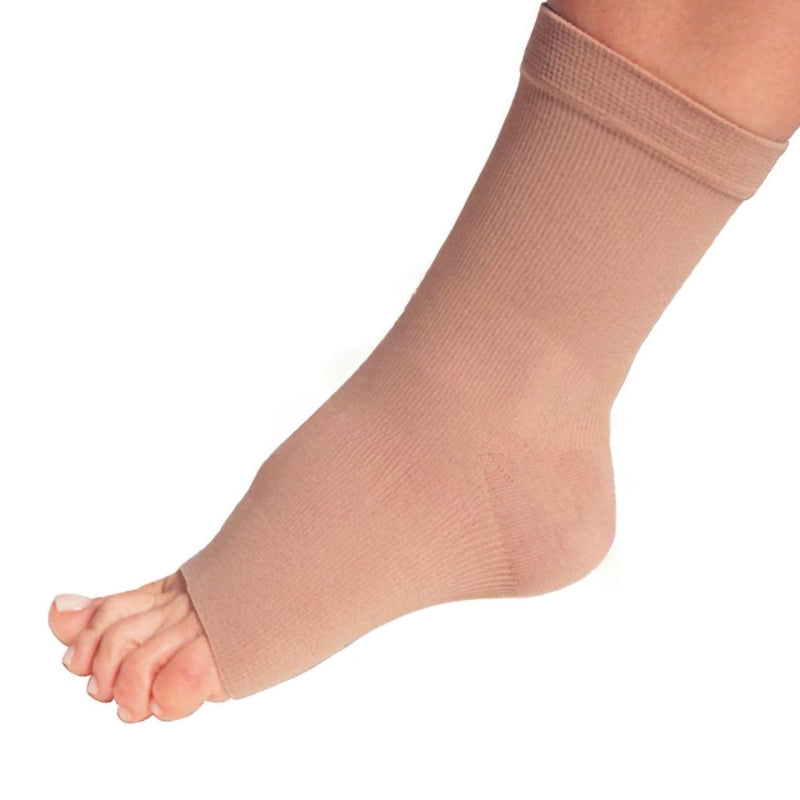 Pedifix Compression Sleeve Pedi-Smart Size 2 Beige Ankle 