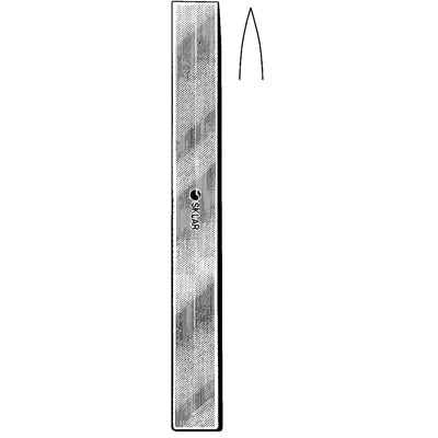 Sklar Lambotte Osteotome - 9", Curved, 50mm Tip - 40-6576 