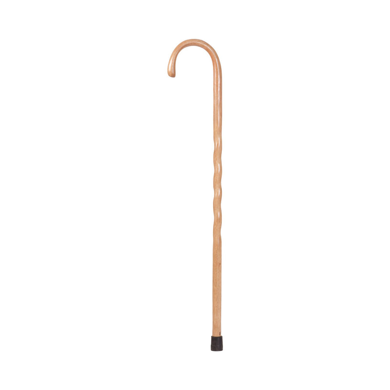 Brazos Twisted Tan Oak Crookneck Cane, 37-Inch Height (Each)