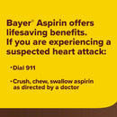 Bayer Bayer Low Dose Safety Coated Aspirin 81 mg Tablets 