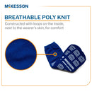 McKesson Slipper Socks, Double Tread, Bariatric, Kingfisher Blue (Case of 48)