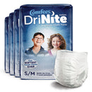 Comfees DriNite Juniors Absorbent Underwear, Small / Medium (Case of 68)