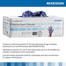 McKesson Confiderm LDC Exam Glove, Medium, Blue (Case of 2500)