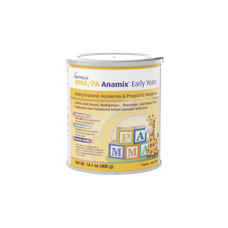 Infant Formula MMA/PA Anamix Early Years Unflavored 14.1 oz. Can Powder Amino Acid / Iron Methylmalonic Acidemia and Propionic Acidemia (Case of 6)