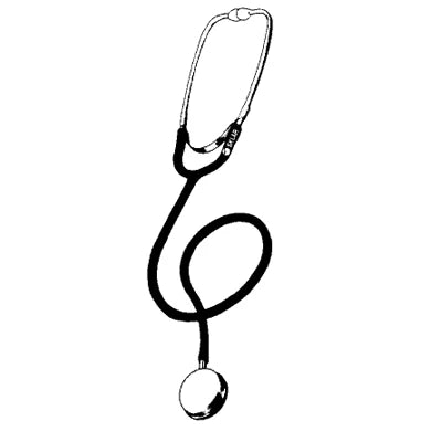 Nurse's Stethoscope [Replacement Plastic Ear Tips] - 06-2607 