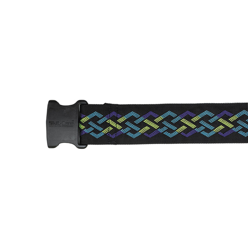 SkiL-Care Nylon Gait Belt with Delrin Buckle, Geo-Pattern C (Each)