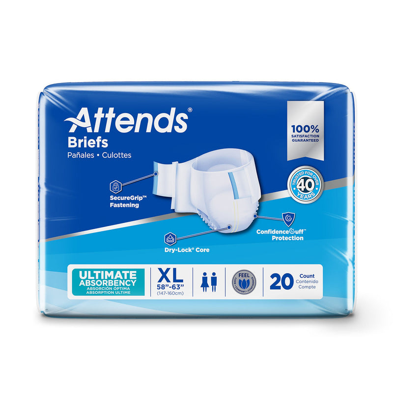 Attends Advanced Briefs, X-Large (Case of 60)