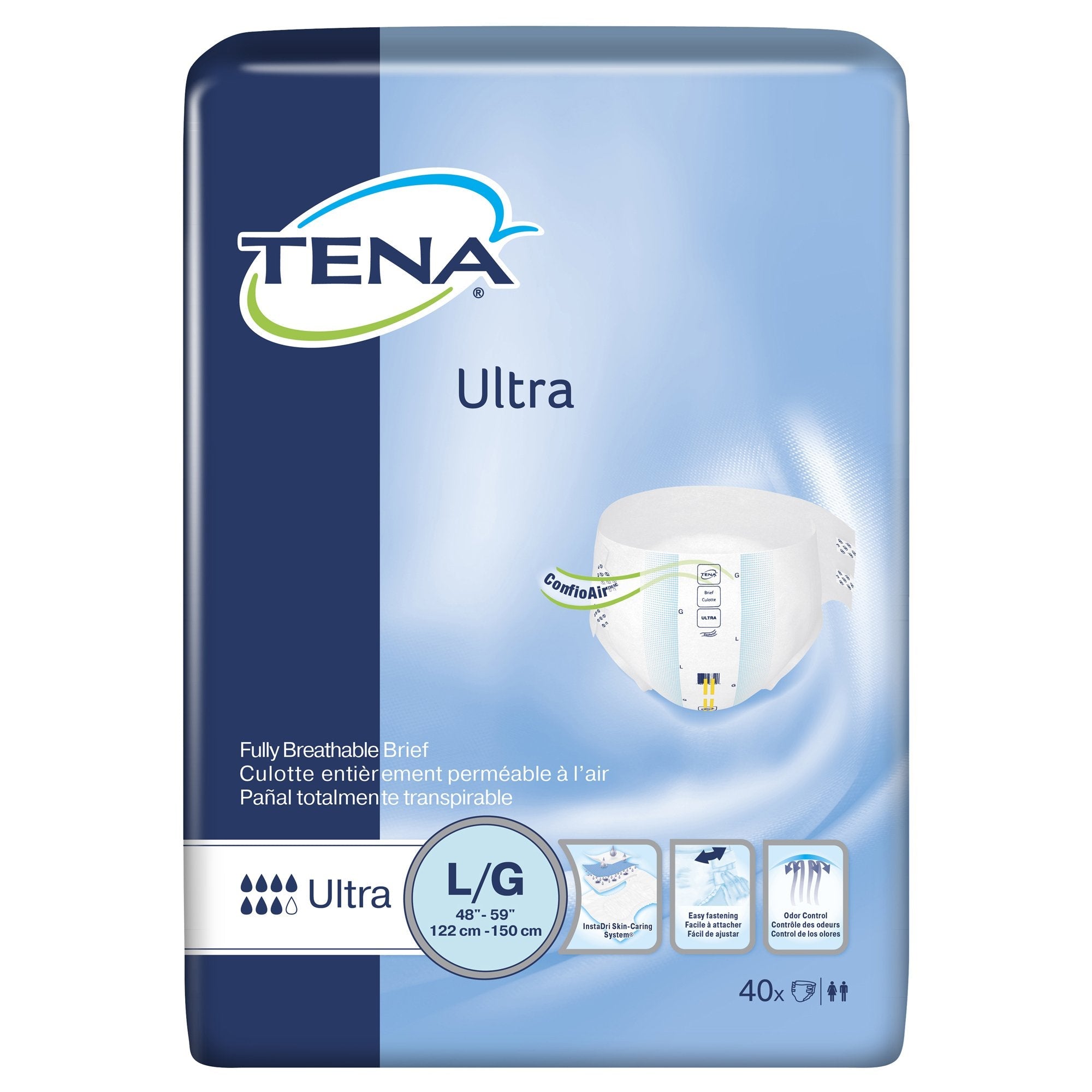 Essity HMS North America Inc Tena Ultra Incontinence Brief, Large (6/CS) 