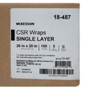 McKesson Single Layer Sterilization Wrap, 20 x 20 Inch (Case of 500)