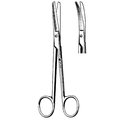 Sklar Mixter Scissors - 6-1/4", Curved - 15-1361 