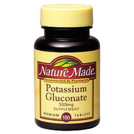 Pharmavite Nature Made Potassium Gluconate Dietary Supplement