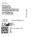 Coloplast Ostomy Seal Brava Thin 3/4 Inch (18mm) Stoma 2-1/2 Inch (64mm) For Use with Ostomy Pouch (10/BX) 