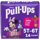 Huggies Pull-Ups Learning Designs for Girls Training Pants, Size 5T to 6T (Case of 56)