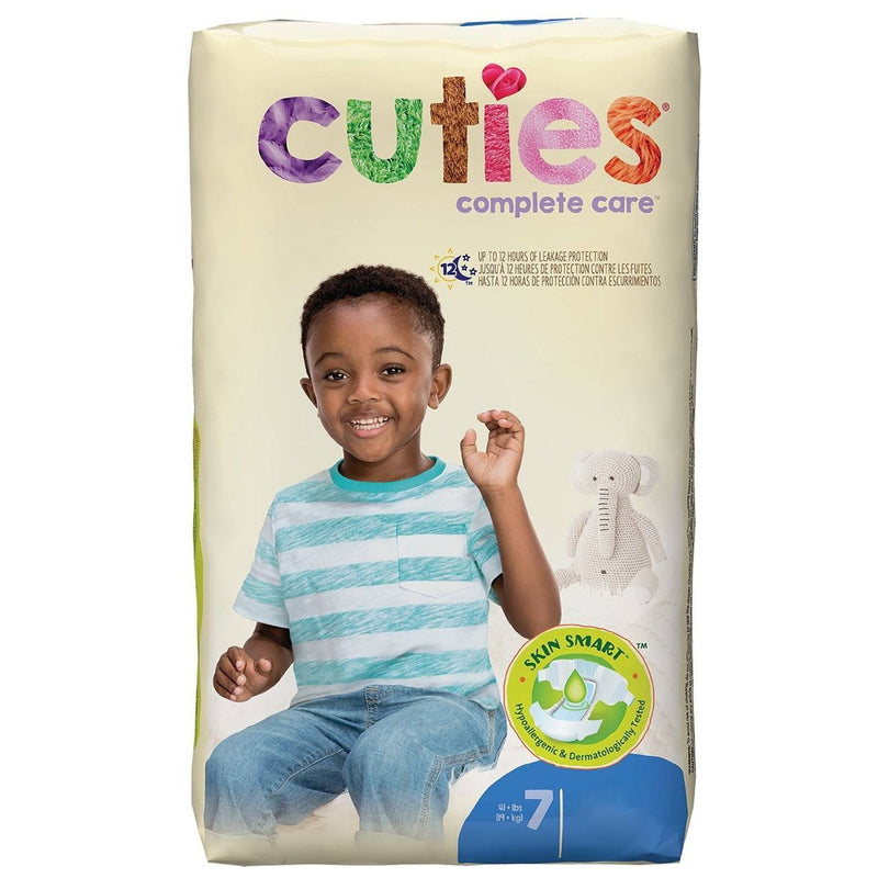 First Quality Products LLC Cuties Complete Care Diapers for Children, 41+ lbs. (200/CS) 