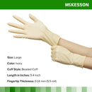 McKesson Confiderm Latex Exam Glove, Large, Ivory (Case of 1000)