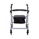 McKesson Folding Aluminum Four-Wheel Rollator, Silver (Each)